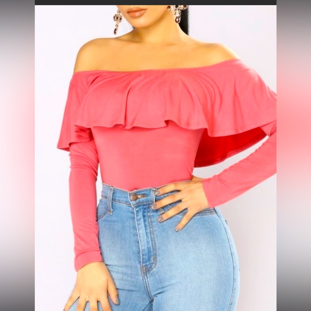 Fashion Nova ruffle top